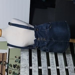 Size 13 Stretch Jean Overall Skirt!